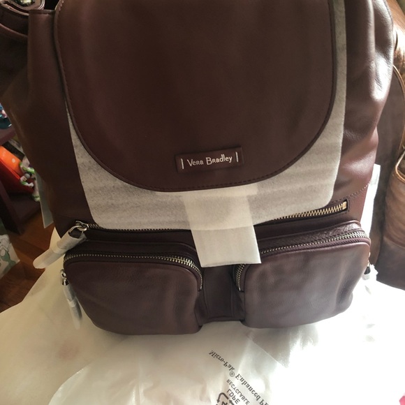 Vera Bradley leather backpack - Picture 2 of 4